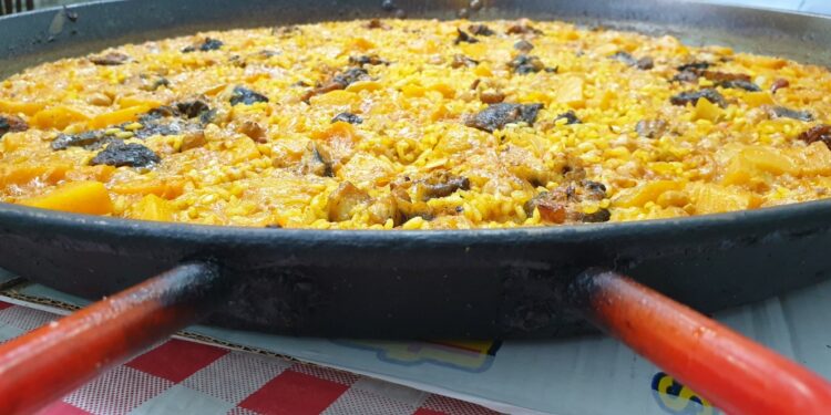 Receta de la paella de anguila y calabaza para el concurso de l’Arròs d’Algemesí